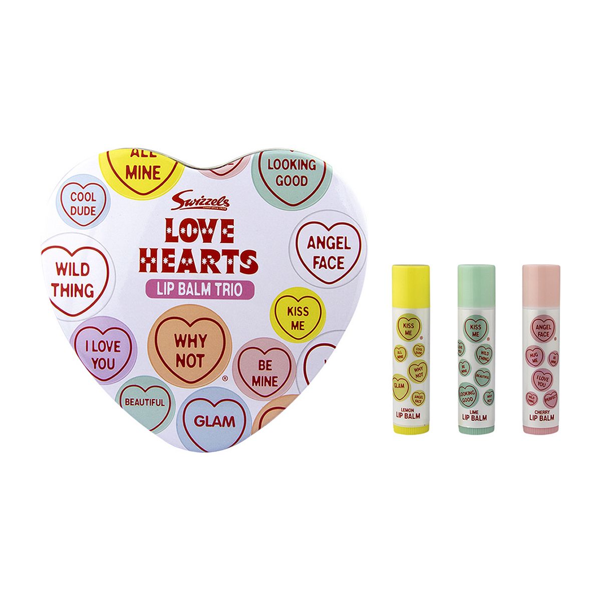 Corsair Love Hearts Keepsake Tin With Lip Balms
