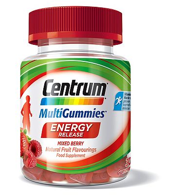 Centrum Multigummies Energy Release Mixed Berry 30 Gummies