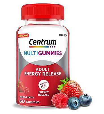 Centrum Multigummies Energy Release Mixed Berry, 60 Gummies