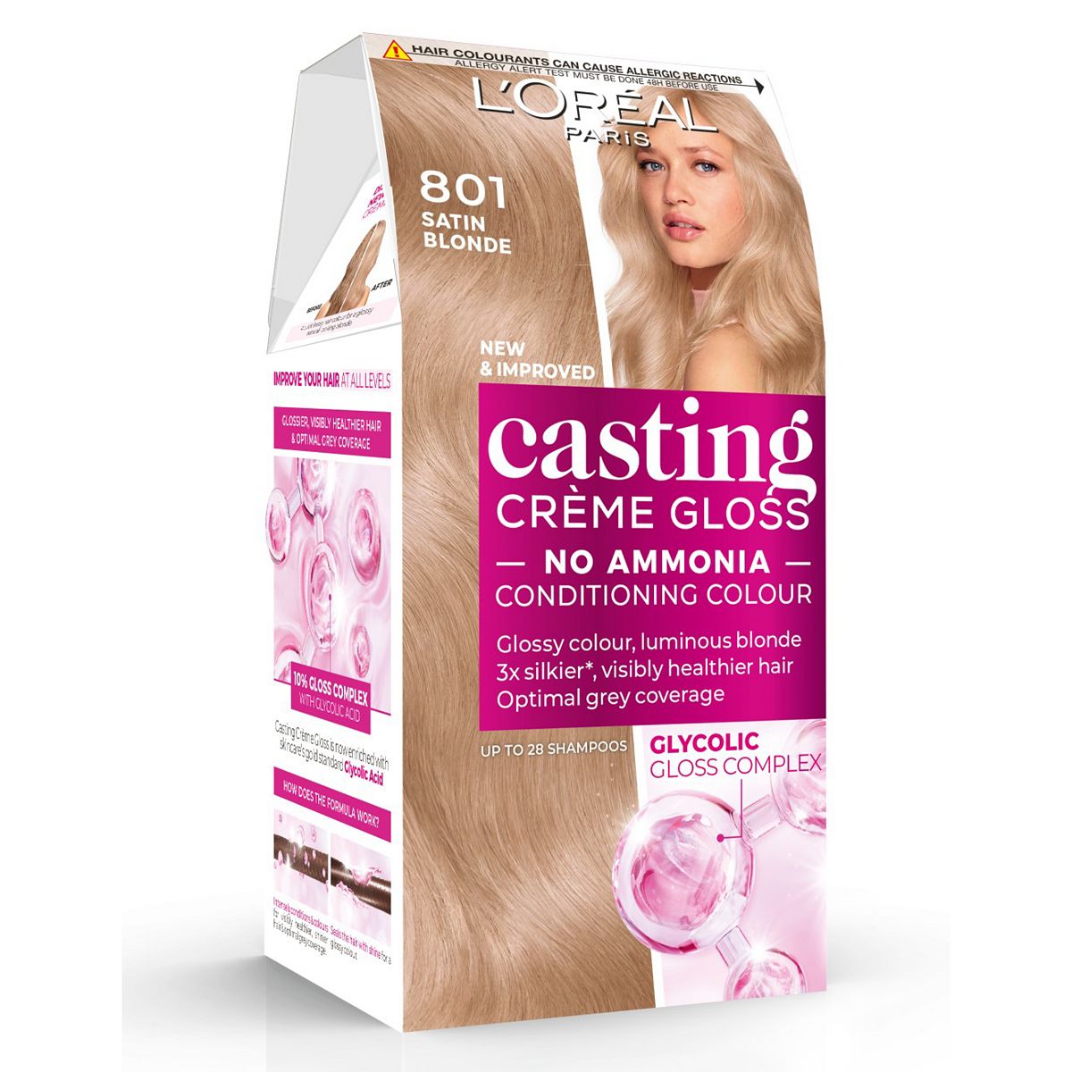 Loreal L'oreal Paris Casting Crème Gloss 801 Satin Blonde