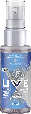 Schwarzkopf LIVE Precious Metals Silver Temporary Hair Dye Review