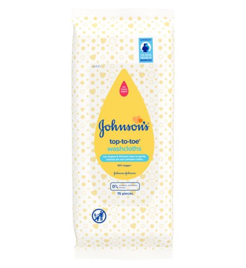 JOHNSON'S® Baby Top-To-Toe® Washcloths