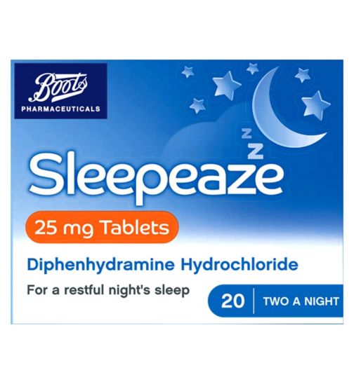 Boots Sleepeaze Tablets 25 mg - 20s