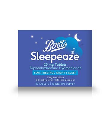 Boots Sleepeaze Tablets 25 mg - 20s