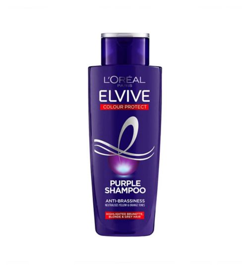 L'Oreal Paris Elvive Colour Protect Anti-Brassiness Purple Shampoo for Coloured or Highlighted Hair 200ml