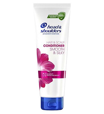 Head & Shoulders Smooth & Silky Anti-Dandruff Scalp & Hair Conditioner, Dandruff Protection Boost