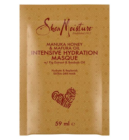 Sheamoisture Intensive Hydration Hair Masque Manuka Honey & Mafura Oil Sachet 59ml