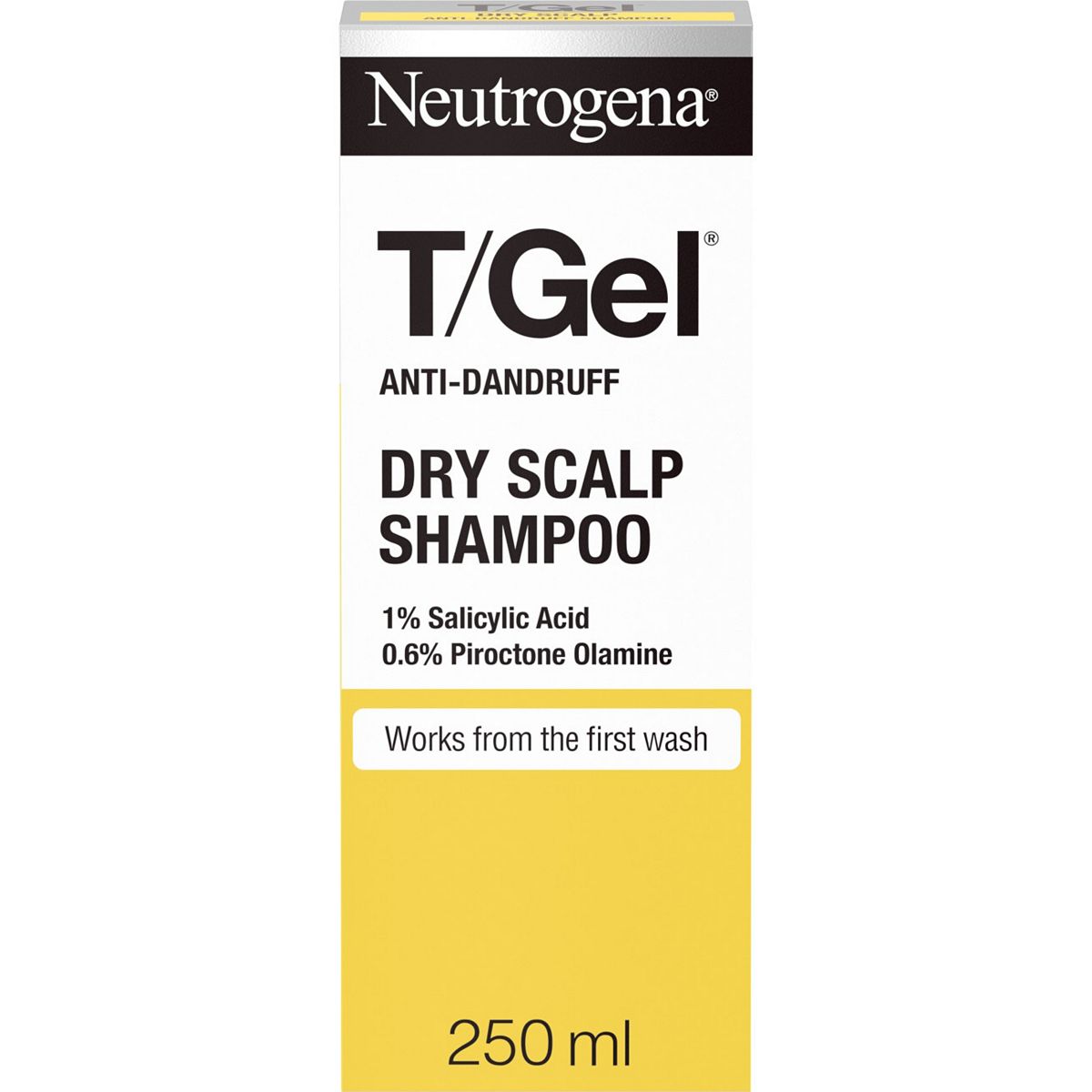 T/Gel Neutrogena Dry Hair Anti-Dandruff Shampoo, 250ml