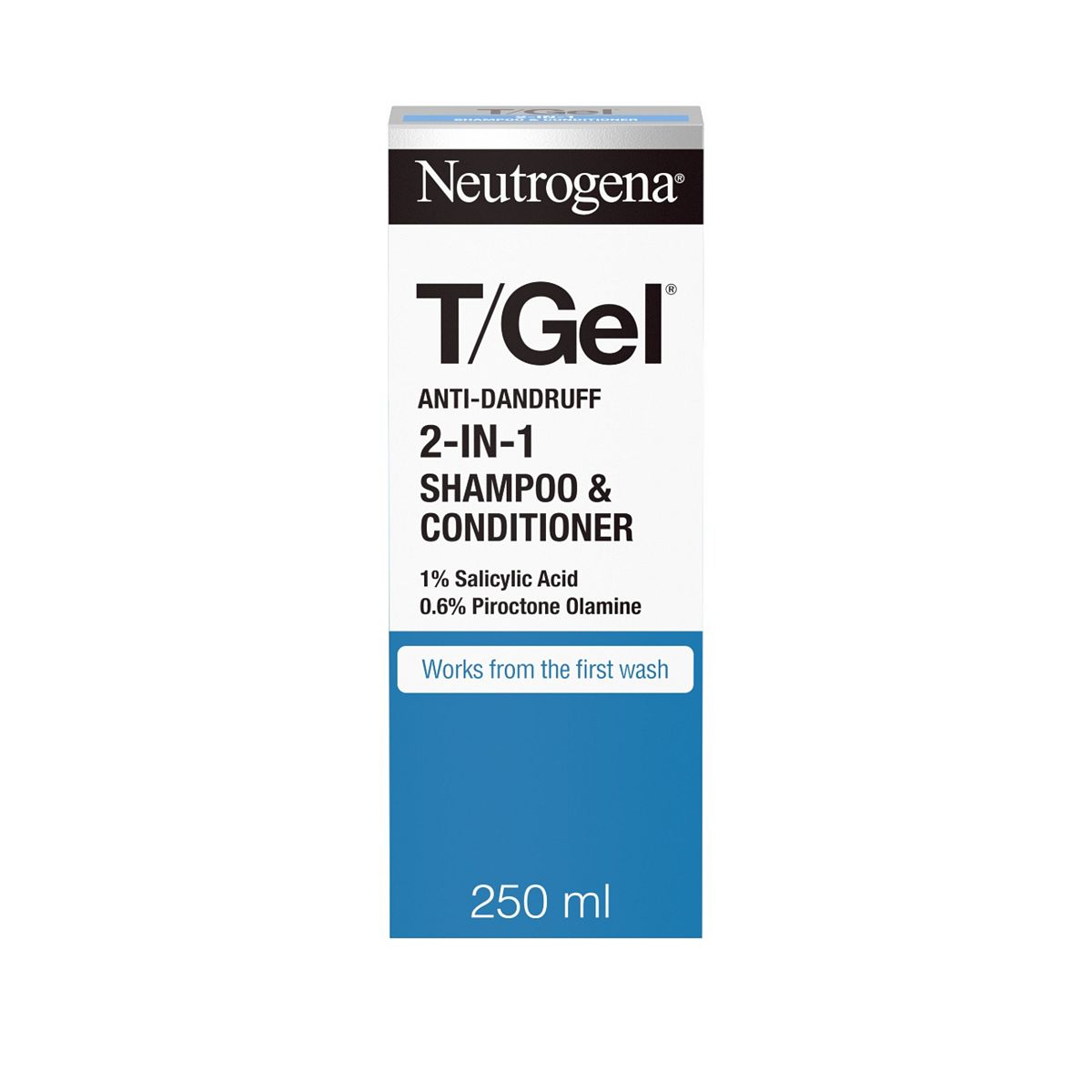 T/Gel Neutrogena 2 In 1 Anti-Dandruff Shampoo & Conditioner, 250ml