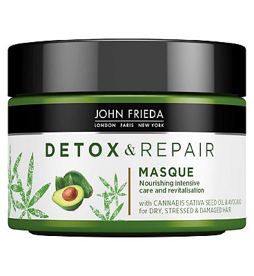 John Frieda Detox & Repair Masque 250ml for Dry, Stressed & Damaged Hair