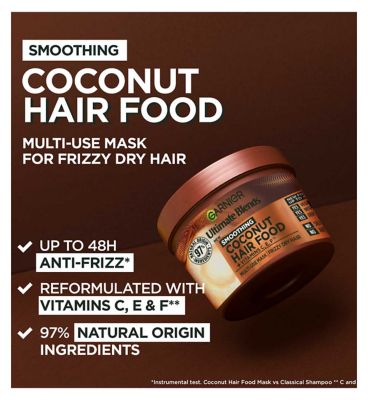 Ultimate Blends Hair Food Coconut Oil 3-in-1 Hair Mask Treatment for Curly Hair 390ml (4)