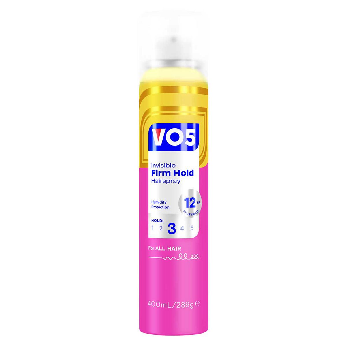 VO5 Invisible Firm Hold Hairspray 400ml