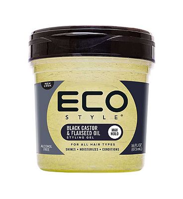 Eco Style Black Castor & Flaxseed Oil Styling Gel 473ml