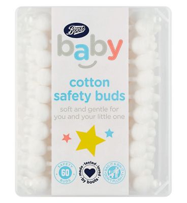 Boots Baby Cotton Safety Buds