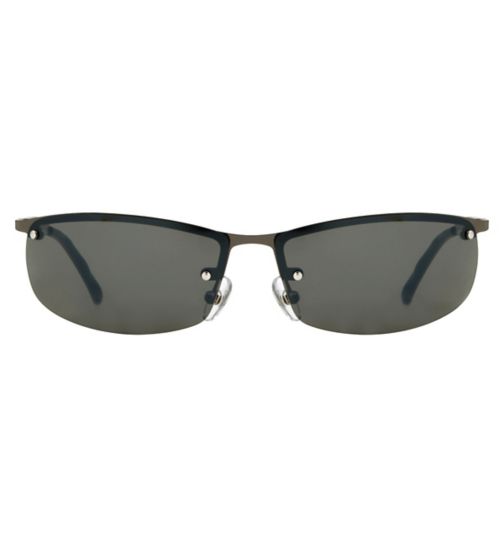Boots Active Sunglasses -  Rimless Gunmetal Frame