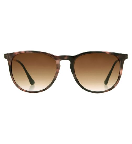 Boots Ladies Fashion Sunglasses - Milky Brown Tortoiseshell and Gold Frame