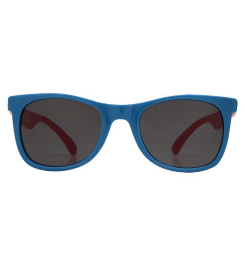 Boots Kids Sunglasses - Blue and Red Frame