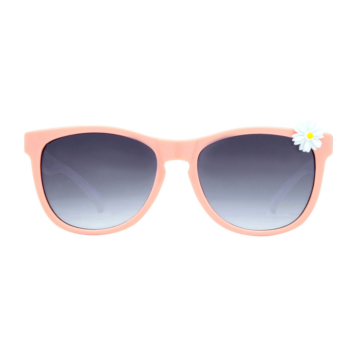   Kids Sunglasses - Peach And White Frame Multicolor