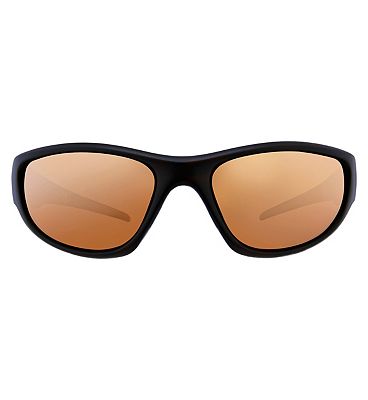 Boots Mens Polarised Sunglasses - Brown Tortoiseshell Frame