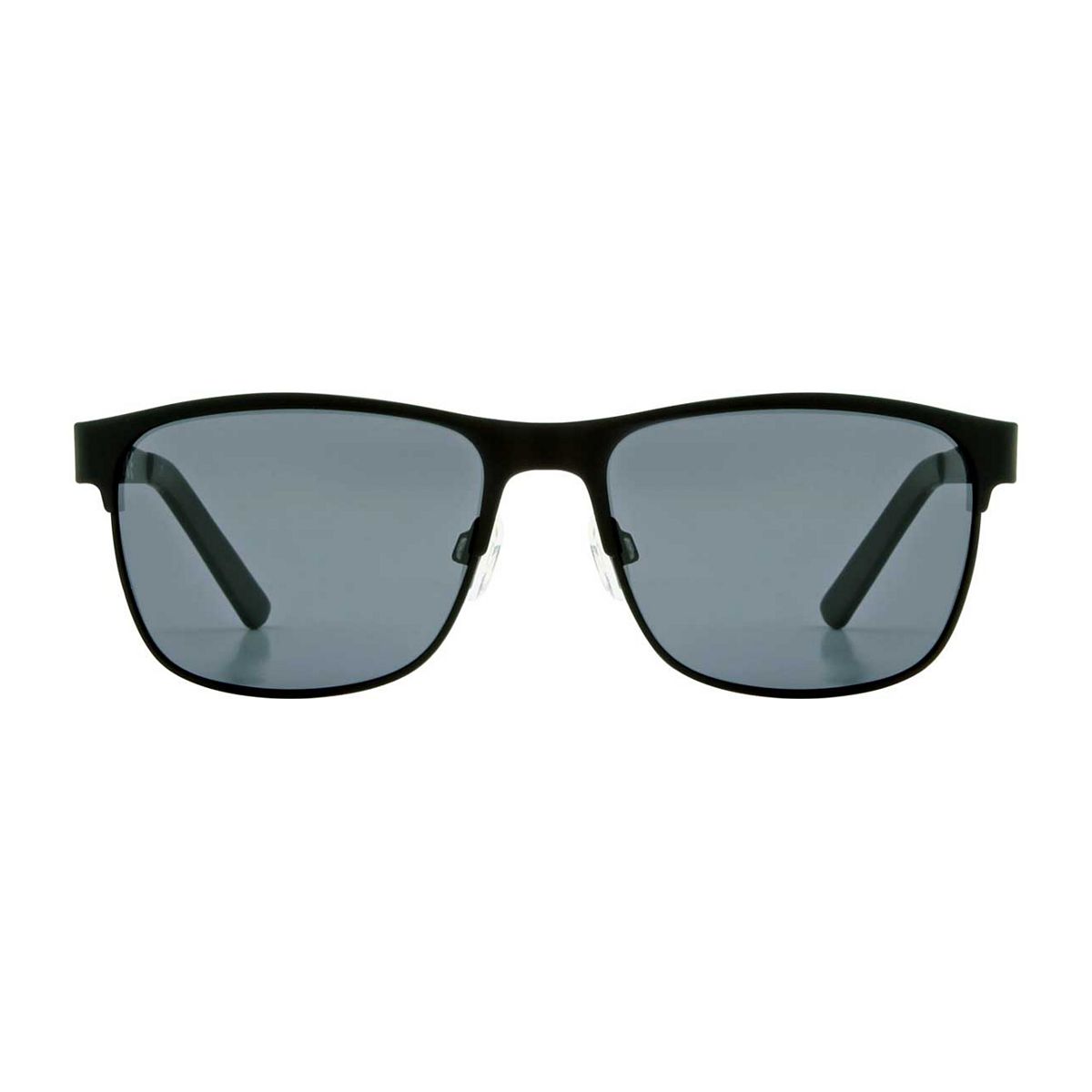  Men's Polarised Sunglasses - Rubberised Black Frame Multicolor