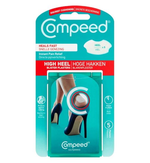 Compeed High Heel Hydrocolloid Blister Plasters - Pack of 5