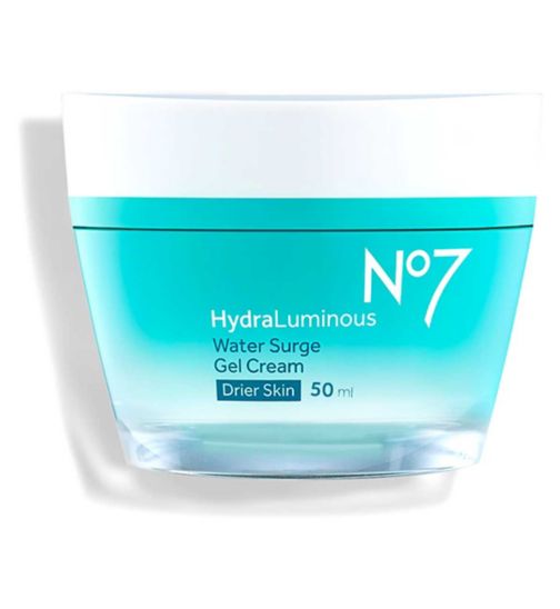 No7 HydraLuminous Water Surge Gel Cream Drier Skin