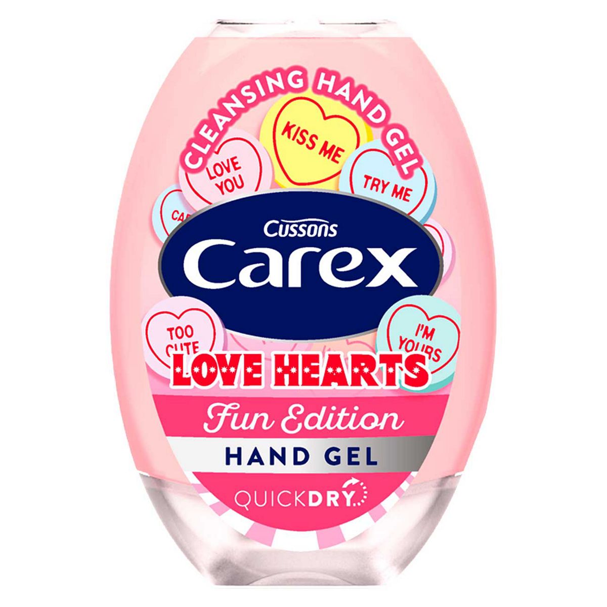 Carex Cleansing Hand Gel Love Hearts 50ml