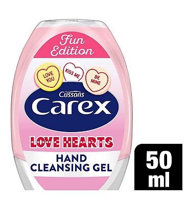 Carex Fun Edition Love Hearts Hand Gel 50ml