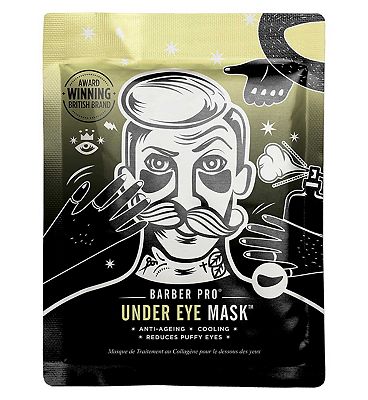 Barber Pro Under Eye Mask with Activated Charcoal & Volcanic Ash