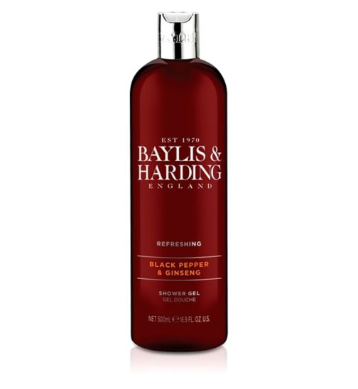 Baylis & Harding Black Pepper & Ginseng Shower Gel 500ml