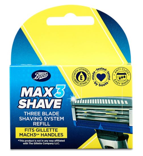 Boots Max3 Shave Three Blade Shaving System Refill