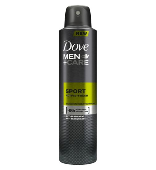 Dove Men+Care Anti-perspirant Aerosol Deodorant Sport Active+Fresh 250ml