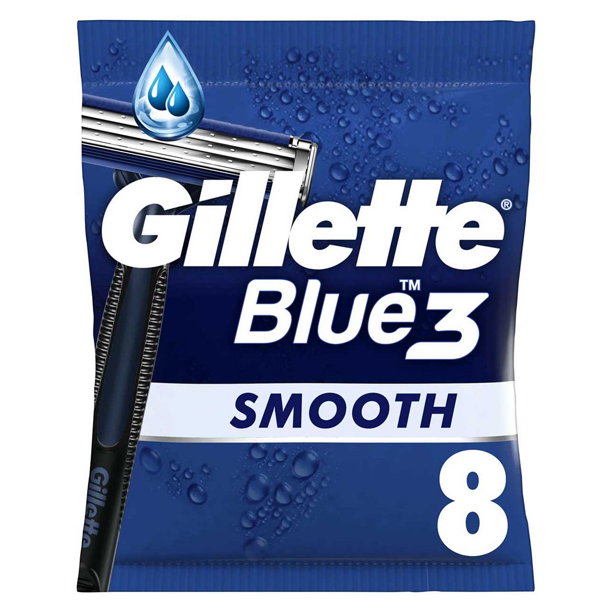 Gillette Blue3 Men's Disposable Razors X8