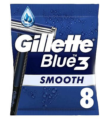Gillette Blue3 Men’s Disposable Razors x8