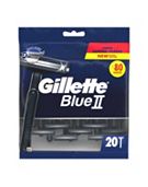 Gillette Blue II Disposable Razors x20