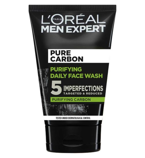 L'Oreal Men Expert Pure Carbon Purifying Daily Face Wash Cleanser 100ml