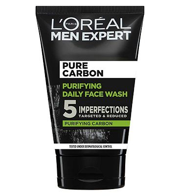 L’Oreal Men Expert Pure Carbon Purifying Daily Face Wash Cleanser 100ml
