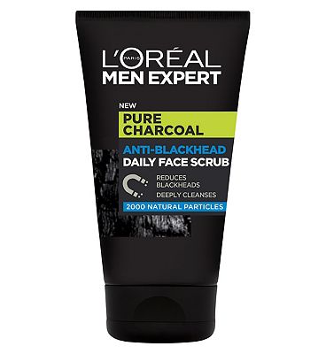L’Oreal Men Expert Pure Charcoal Anti-Blackhead Daily Face Scrub 100ml
