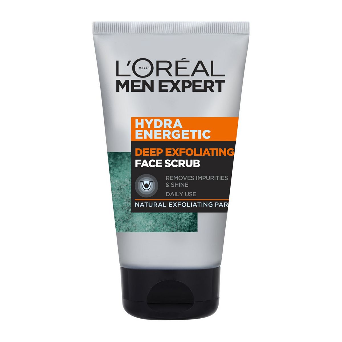 L'Oreal Men Expert Hydra Energetic Deep Exfoliating Pore-Cleansing & Purifying Face Scrub 100ml