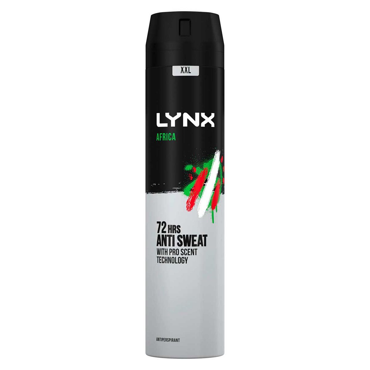 Lynx Xxl Africa 72-Hour Protection Antiperspirant Deodorant Aerosol Spray For All-Day Freshness250 Ml, 250Ml