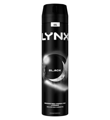 Lynx Black Deodorant Body Spray 250ml Boots
