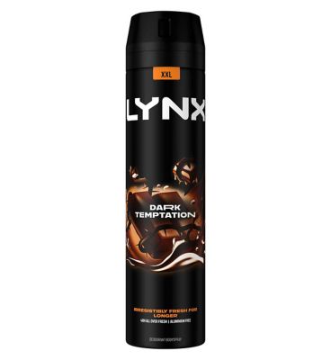 Lynx Dark Temptation Deodorant Body Spray 250ml Boots