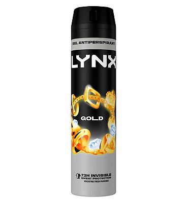 Lynx Men Gold Antiperspirant Deodorant Aerosol 250ml