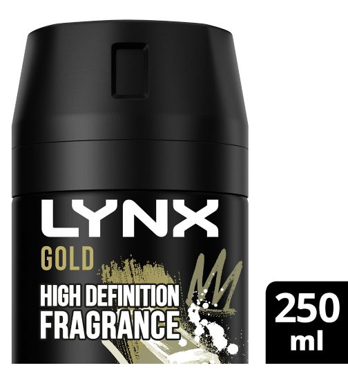 Lynx Aerosol Bodyspray XXL Gold Deodorant 250ml