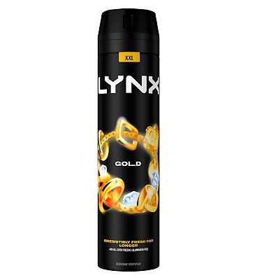 Lynx Aerosol Bodyspray XXL Gold Deodorant 250ml