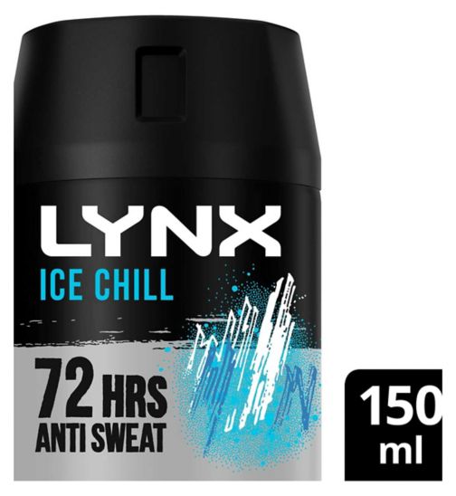 Lynx Men Ice Chill Antiperspirant Deodorant Aerosol 150ml