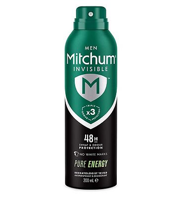 Mitchum Invisible Men Pure Energy Anti-Perspirant 200ml