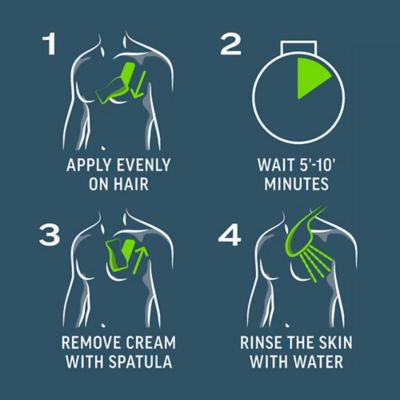 Veet Men Total Pro Hair Removal Cream Chest & Body Sensitive - 400ml (12)