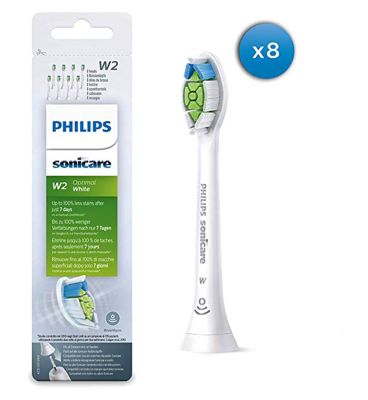 Optimal White Brush Heads White (Hx 6068/12) 8 Pack