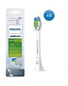 Philips Sonicare Optimal White replacement heads - 8pk, white - HX6068/12